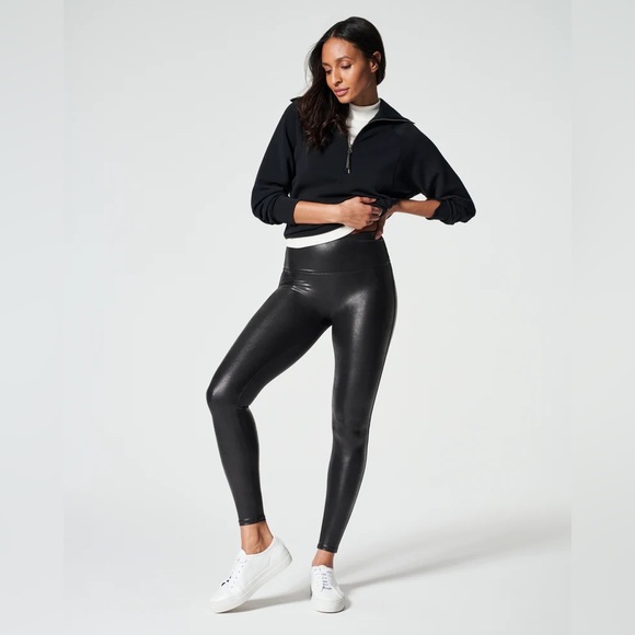 SPANXshape™ Faux Leather Leggings |Size Medium | - Picture 1 of 5